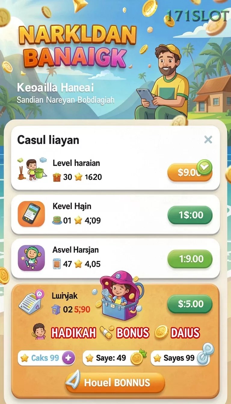 Cuplikan layar PENASLOT — aktivitas